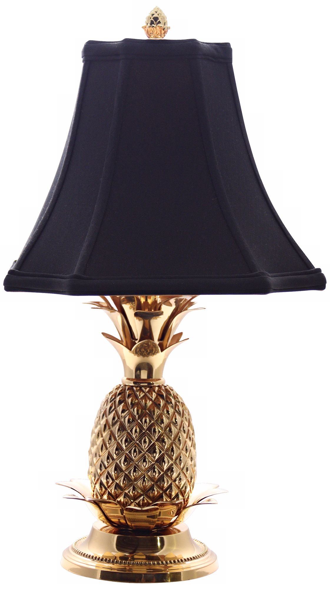 small brass pineapple lamp