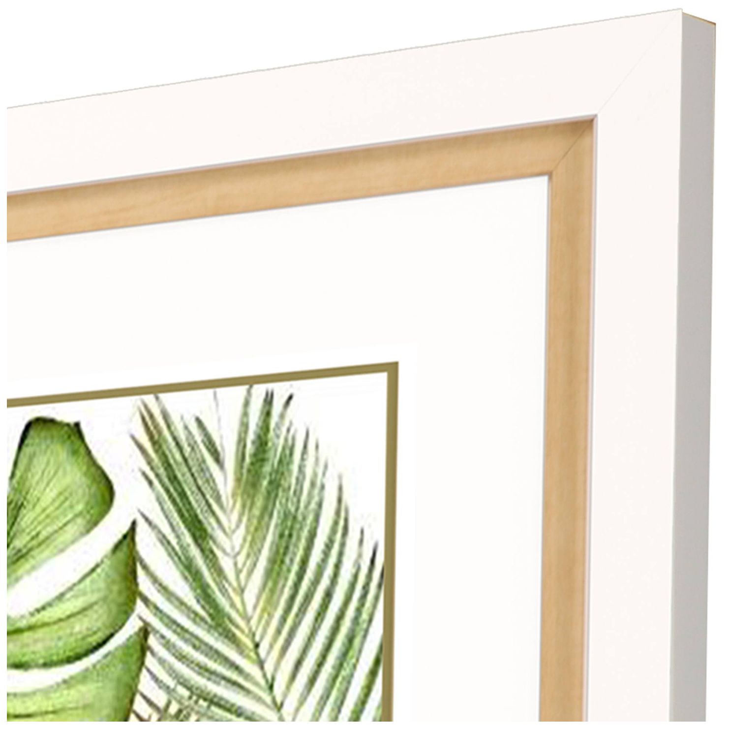 Image 3 Tropical Flamingo 22"W x 34"H Framed Art Set of 2 more views