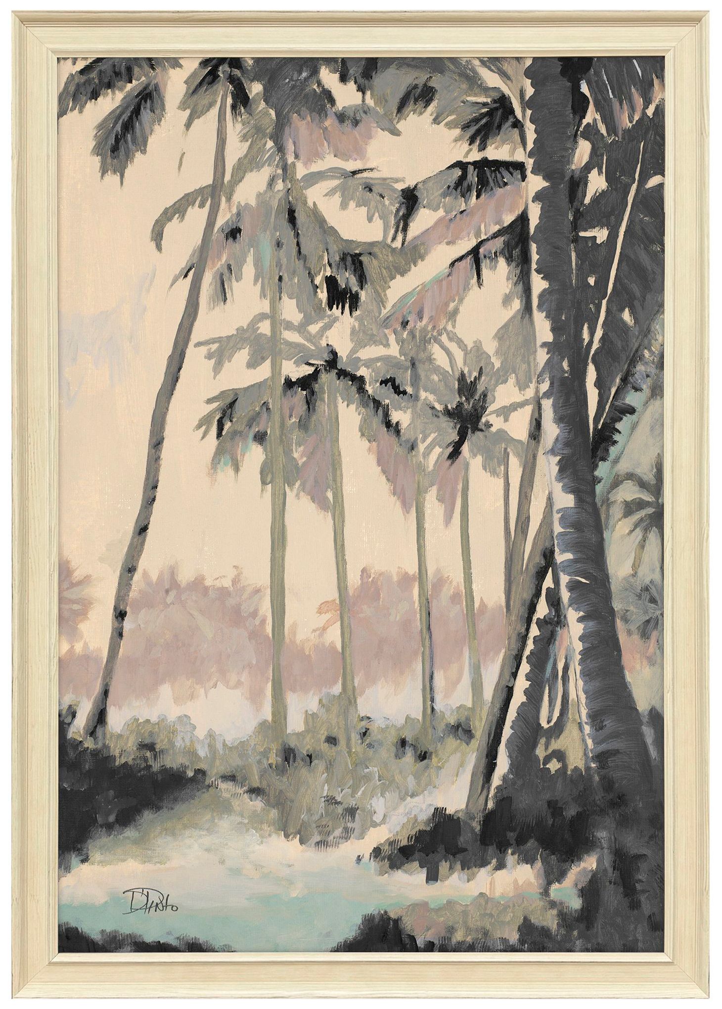 Tropical Forest 34"W x 49"H Framed Art