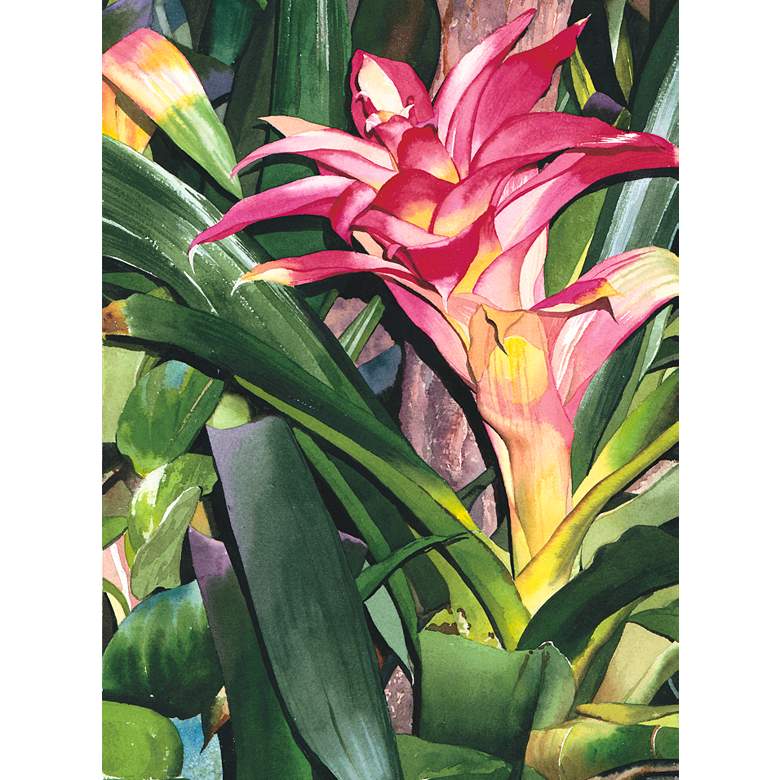 Image 1 Tropical Jewel 40 inch High All-Weather Outdoor Canvas Wall Art