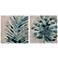 Tropical Jewell 24" Square 2-Piece Giclee Wood Wall Art Set