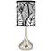 Tropical Leaves Giclee Droplet Table Lamp