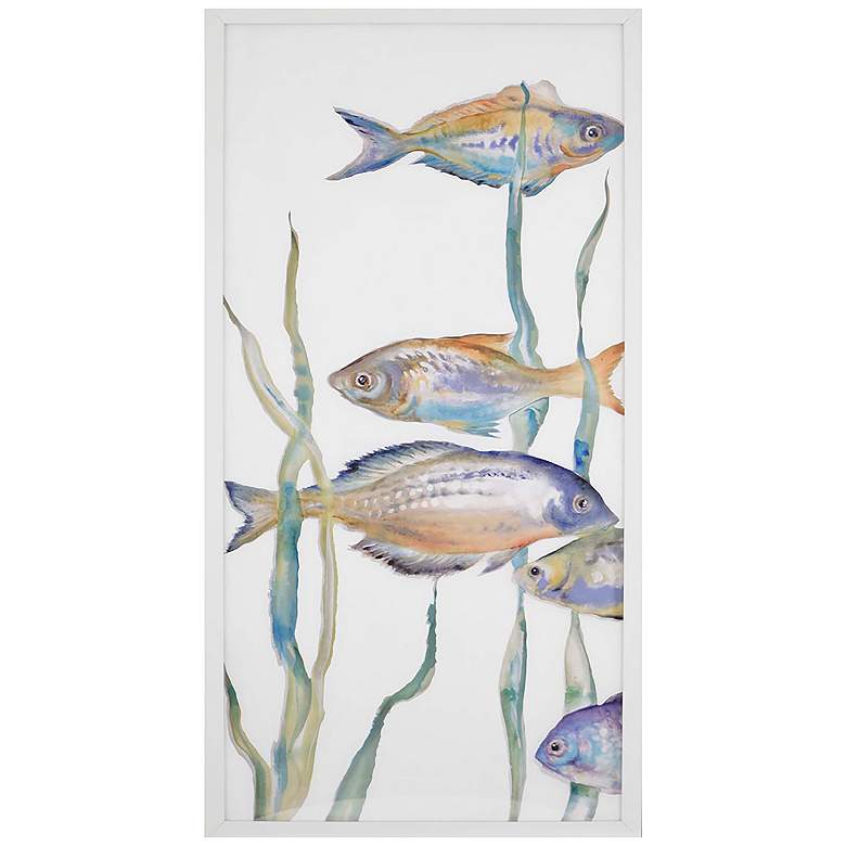 Image 1 Tropical Paradise I 26"W x 50"H Framed Art