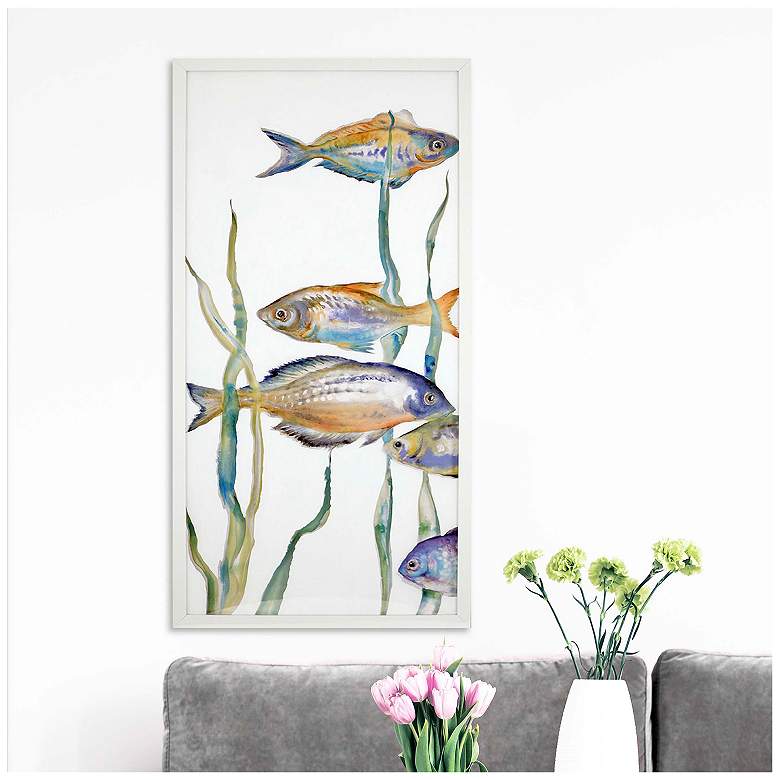 Image 3 Tropical Paradise I 26"W x 50"H Framed Art more views