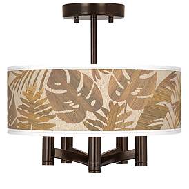 Image1 of Tropical Woodwork Ava 5-Light Bronze Ceiling Light