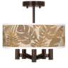Tropical Woodwork Ava 5-Light Bronze Ceiling Light