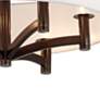 Tropical Woodwork Ava 6-Light Bronze Pendant Chandelier