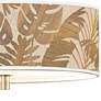 Tropical Woodwork Giclee 14" Wide Ceiling Light