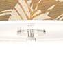 Tropical Woodwork Giclee 16" Wide Semi-Flush Ceiling Light