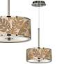 Thumbnail1 of Tropical Woodwork Giclee Glow 10 1/4" Wide Pendant Light