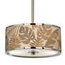 Thumbnail3 of Tropical Woodwork Giclee Glow 10 1/4" Wide Pendant Light more views