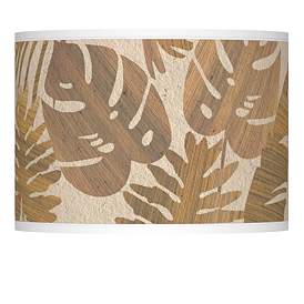Image1 of Tropical Woodwork Giclee Glow Lamp Shade 13.5x13.5x10 (Spider)