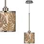 Thumbnail1 of Tropical Woodwork Giclee Glow Mini Pendant Light