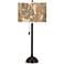 Tropical Woodwork Giclee Glow Tiger Bronze Club Table Lamp