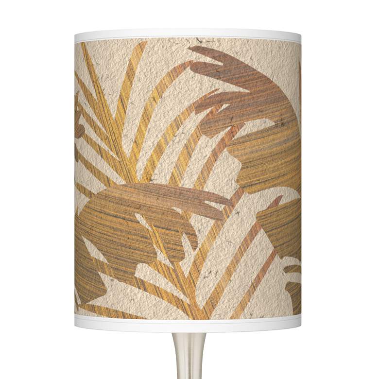 Image 3 Tropical Woodwork Giclee Modern Droplet Table Lamp more views