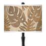 Tropical Woodwork Giclee Paley Black Table Lamp