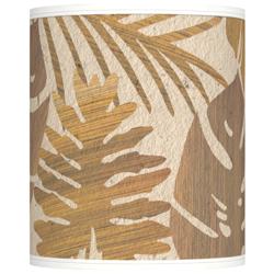 Tropical Woodwork Giclee Shade 10x10x12 (Spider)