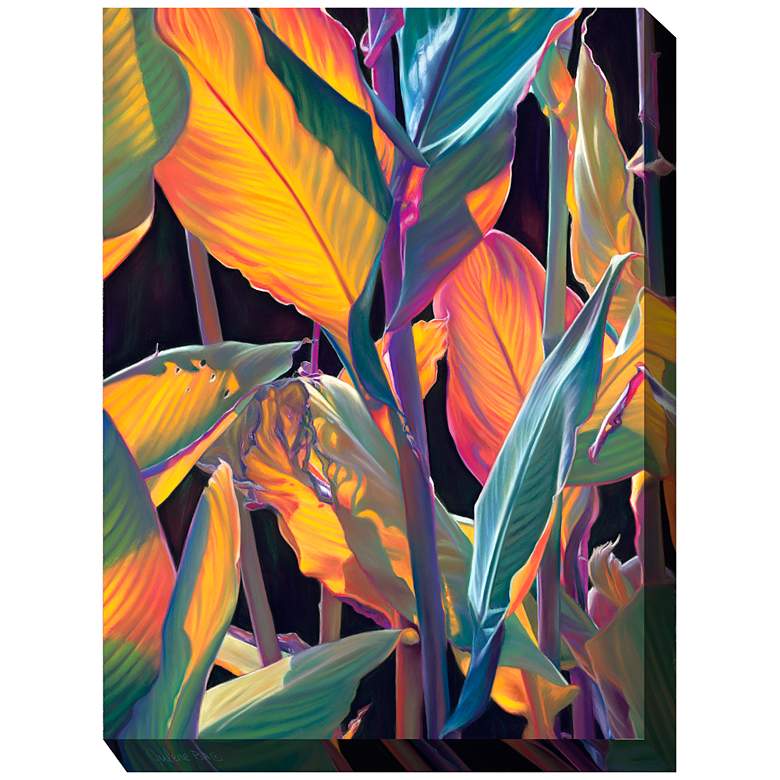 Image 1 Tropicana 40" High All-Weather Outdoor Canvas Wall Art