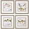 Trout Journal 21" Square 4-Piece Framed Wall Art Set