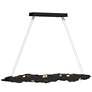 Trove 52.6"W Crystal Accented Black Standard LED Pendant