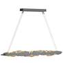 Trove 52.6"W Crystal Accented Vintage Platinum Standard LED Pendant