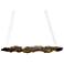 Trove LED Pendant - Dark Smoke Finish - Crystal Accents - Standard Height