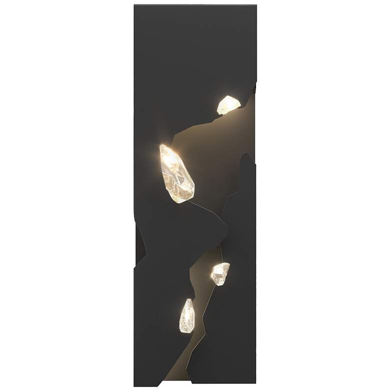 Image 1 Trove LED Sconce - Black Finish - Crystal Accents