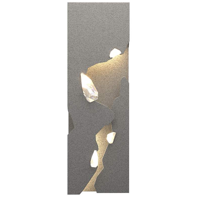 Image 1 Trove LED Sconce - Natural Iron Finish - Crystal Accents
