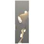 Trove LED Sconce - Natural Iron Finish - Crystal Accents