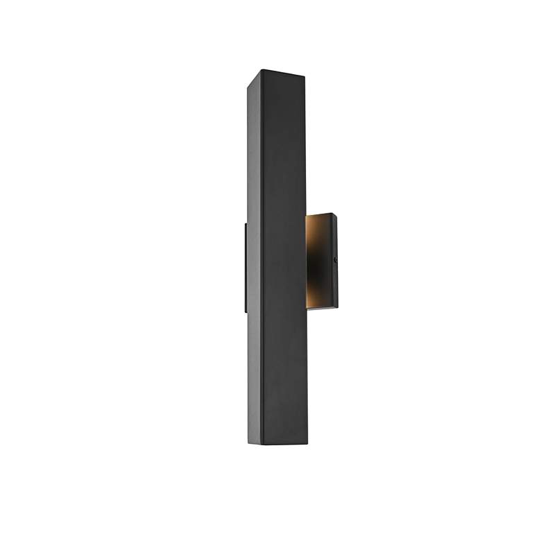 Image 4 Troy 18" High Black LED Outdoor Wall Light more views