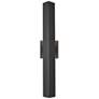 2_Troy 24" High Black LED Outdoor Wall Light