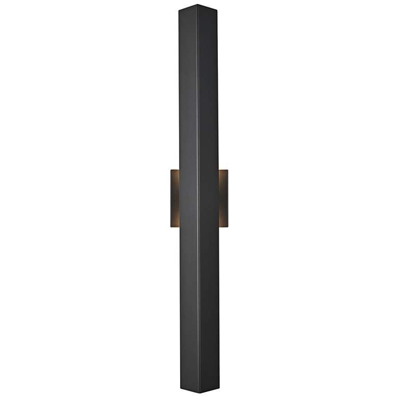 Image 2 Troy 30" High Black LED Outdoor Wall Light