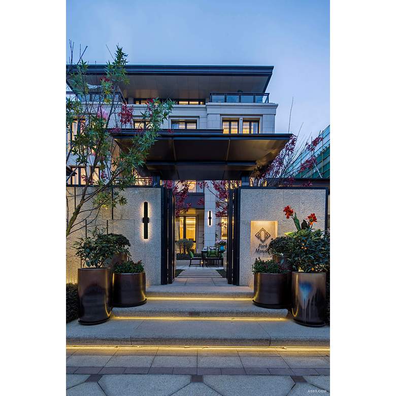 Image 3 Troy 30" High Black LED Outdoor Wall Light more views
