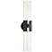 Troy Amado 25 3/4" High Textured Black Nickel 2-Light Wall Sconce