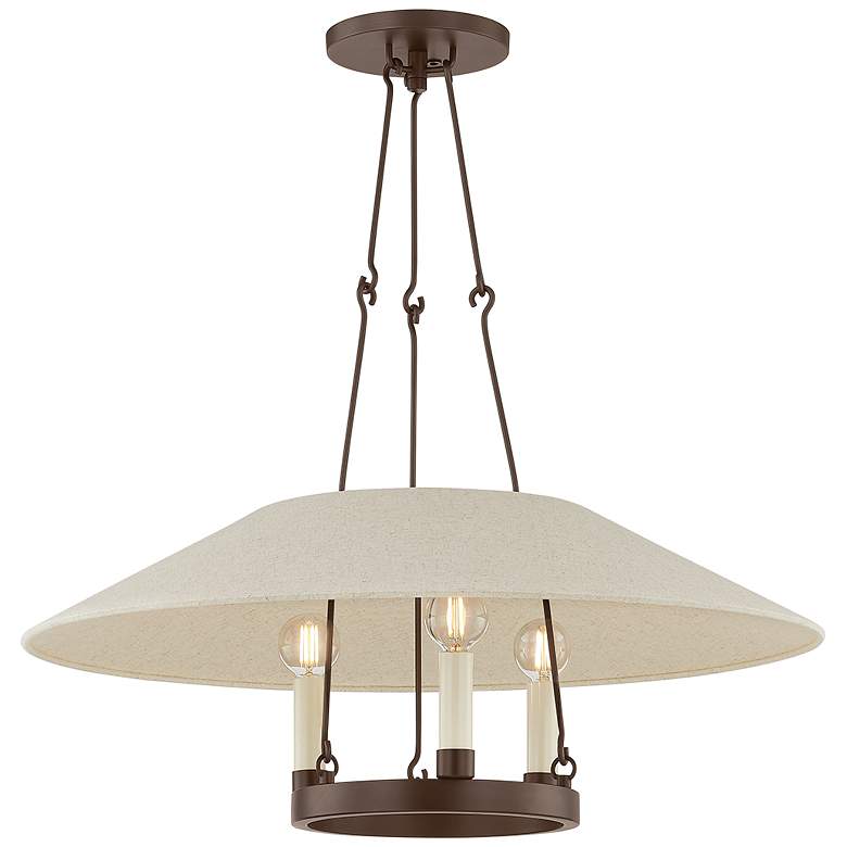 Image 1 Troy Archive 25 inch Wide 3 Light Chandelier