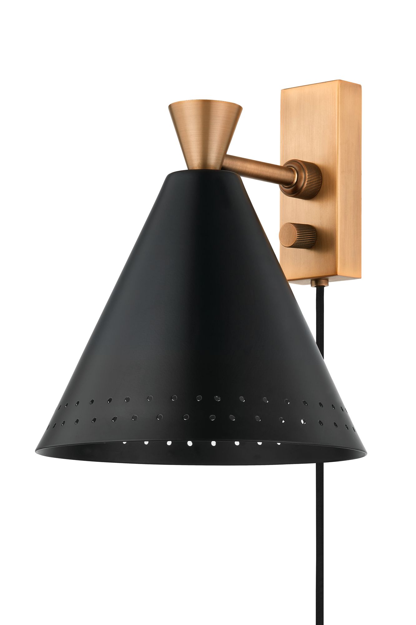 Troy Arvin 16.5" Steel 1 Lt Portable Wall Sconce