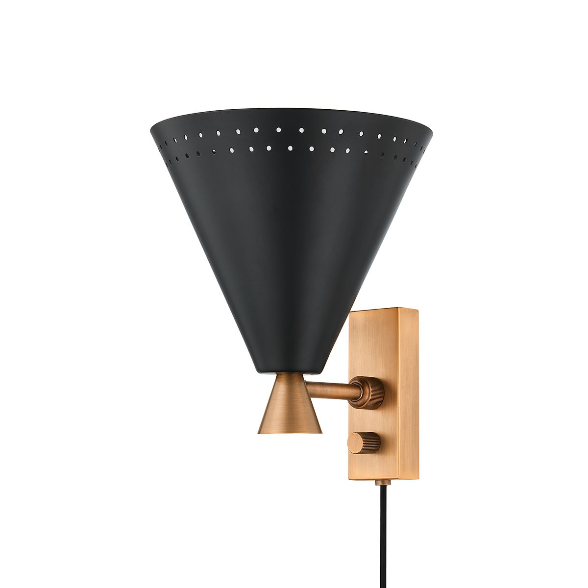 Troy Arvin 16.5" Steel 1 Lt Portable Wall Sconce