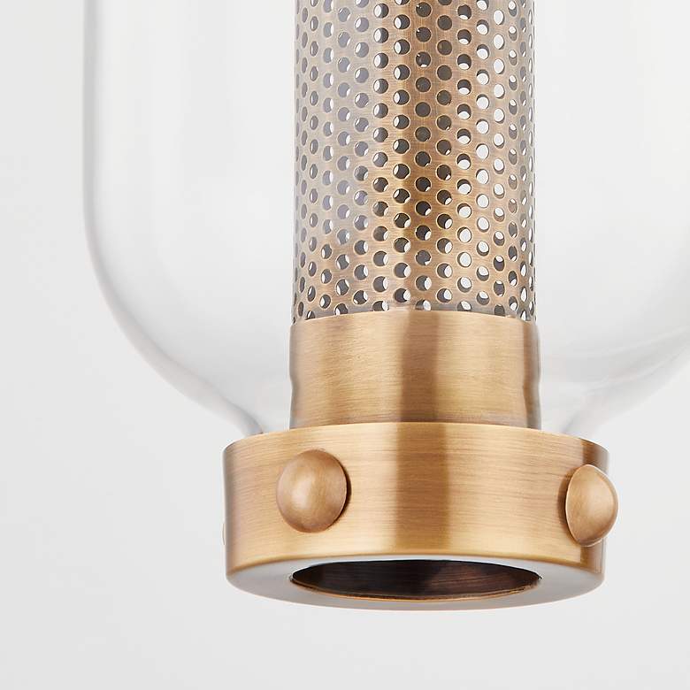 Image 4 Troy Atwater 13" High Patina Brass Wall Sconce more views