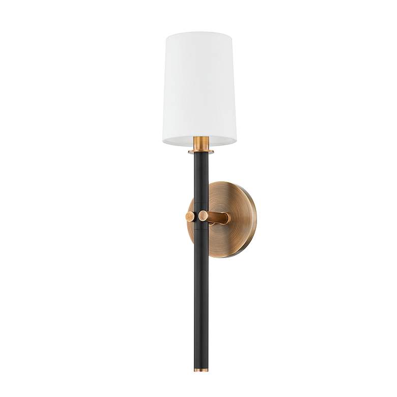 Image 1 Troy Belvedere 9.5" Steel 1 Lt Wall Sconce