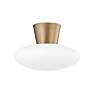 1_Troy Brody 30" Glass 1 Lt Flush Mount