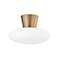 Troy Brody 30" Glass 1 Lt Flush Mount
