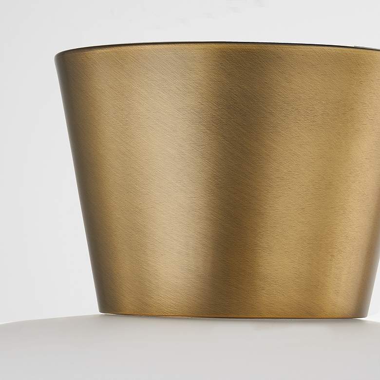 Image 2 Troy Brody 30" Glass 1 Lt Flush Mount more views