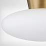 3_Troy Brody 30" Glass 1 Lt Flush Mount more views