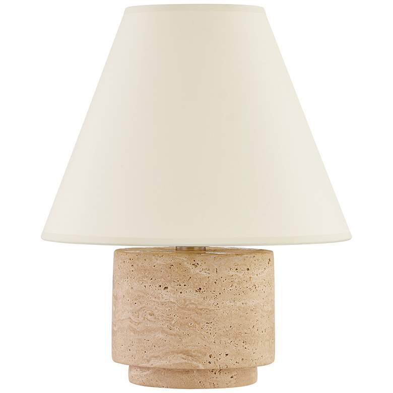 Image 1 Troy Bronte 24" Natural Stone 1 Lt Table     Lamp