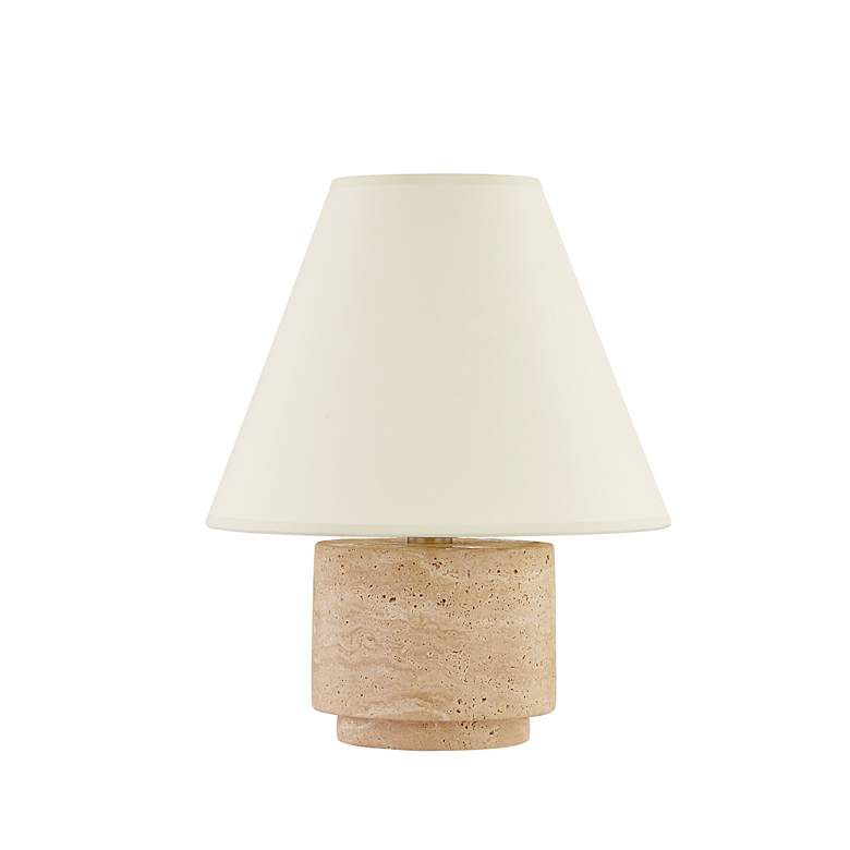 Image 2 Troy Bronte 24" Natural Stone 1 Lt Table Lamp