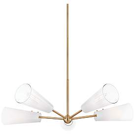 Image1 of Troy Camarillo 90In 5 Light Chandelier