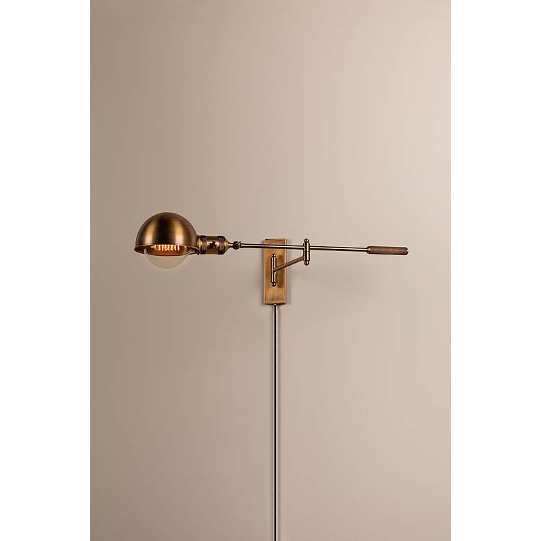 Image 2 Troy Cannon 61.5" Steel 1 Lt Portable Wall Sconce more views