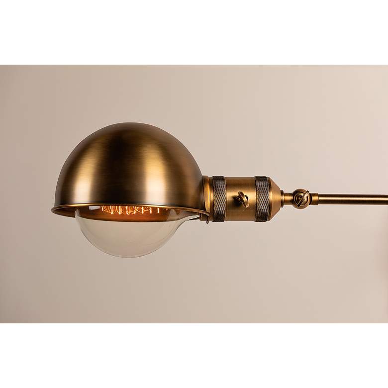 Image 4 Troy Cannon 61.5" Steel 1 Lt Portable Wall Sconce more views