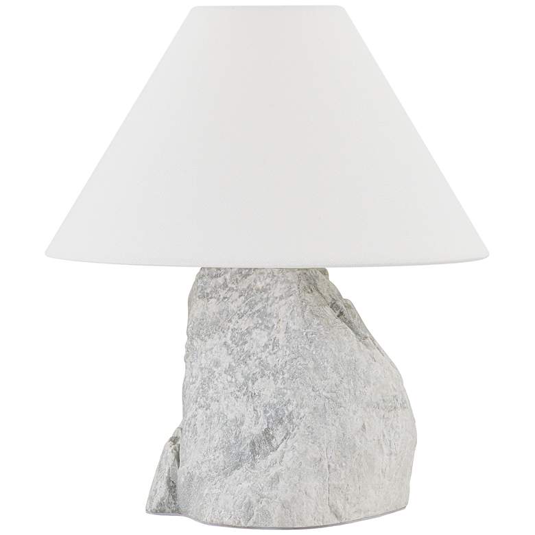 Image 1 Troy Carver 25" Natural Stone 1 Lt Table Lamp
