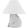 Troy Carver 25" Natural Stone 1 Lt Table     Lamp